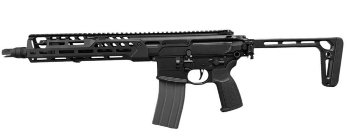 Selve riflen kommer fra den kendte MCX Virtus design