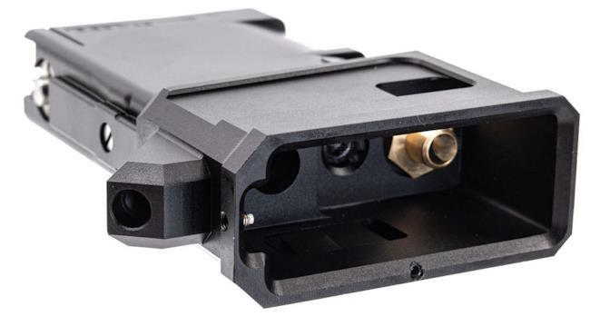 Magasinet er kompatibel med standard M4 AEG magasiner