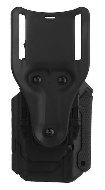 Hylsteret er kompatibelt med bælter og monteres på ydersiden