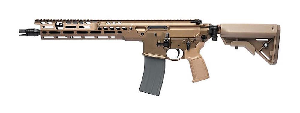 Riflen er FDE og benytter VFC V3 systemet internt til M4 rifler