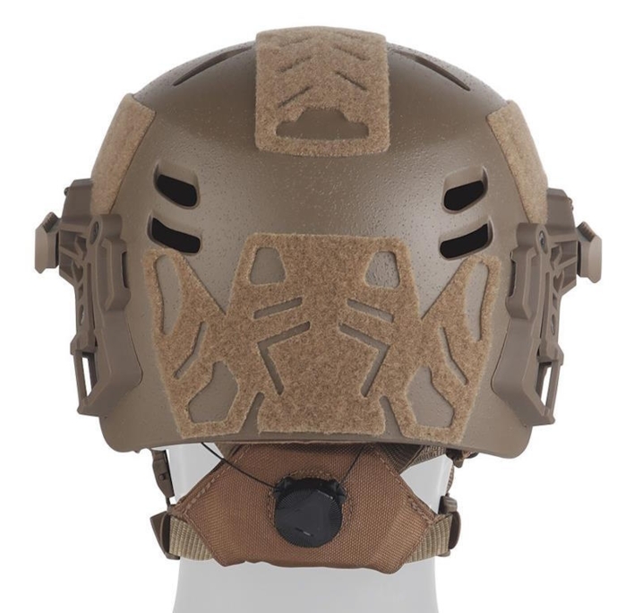 Team wendy stil hjelmen har ventilations huller og velcro til patches