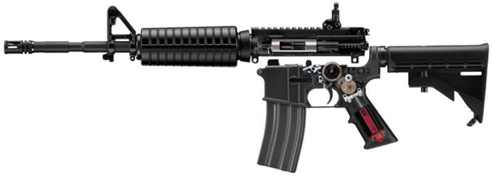 Evolt M4 AEG riflen kommer med alle de features man gerne vil have