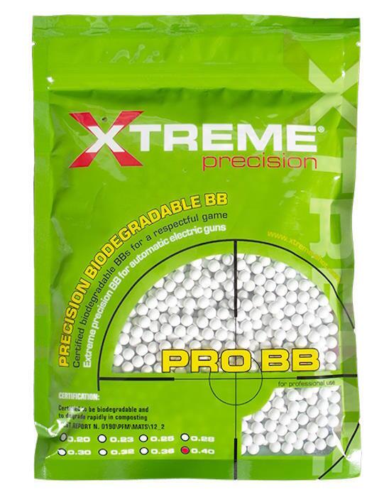 Disse hardball kugler vejer 0.40 gram pr stk