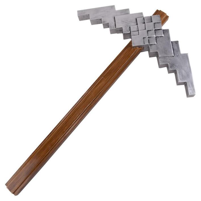 Denne hakke er inspireret fra Minecraft verdenen og kommer lavet i skum