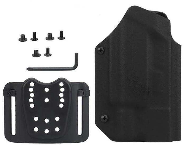 Dette hylster er lavet til at passe med en Glock 17 pistol der har en påsat X300 lygte