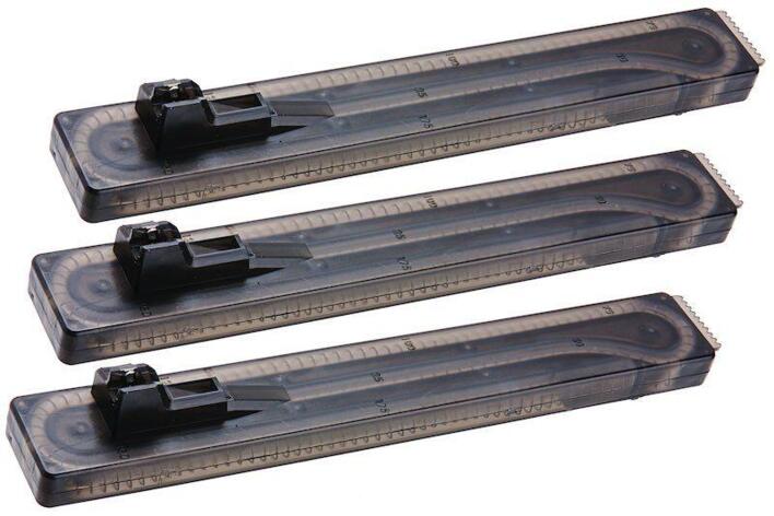 Denne magasin pakke kommer med 3 stk interne magasiner til M249 Gas Blowback LMG riflen