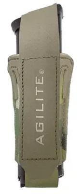 Pincer Pistol Single Pouch i Multicam med strop over.
