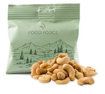 Ristede og saltede cashewnødder, 50 g