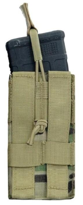 Bagsiden af Agilite AG1 5.56 Single Mag Pouch (Magasin medfølger ikke (kommer i farven Ranger Green))