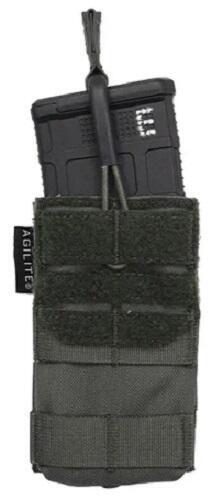 Agilite AG1 5.56 Single Mag Pouch i Ranger Green med p-mag i (Magasin medfølger ikke)