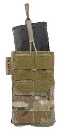 Agilite AG1 5.56 Single Mag Pouch i multicam med p-mag i (Magasin medfølger ikke)
