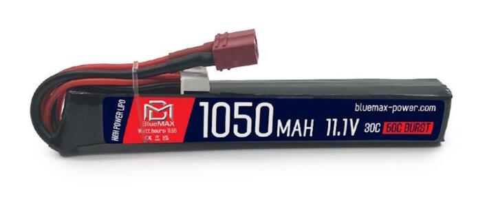 Dette batteri kommer med deans stik og har 30c discharge