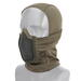 Olive drab softgun beskyttelses balaclava med mesh maske