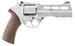 Airsoft revolver pistolen Chiappa Rhino 50DS i en flot sølv farve