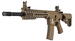 Fed M4 keymod softgun gevær i tan