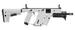 Høj kvalitets softgun gevær Kriss vector i alpine white fra krytac