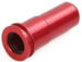 Air seal nozzle i rød aluminium som er lavet til elektriske AK hardballvåben