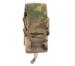 Her ses fronten af pouch'en samt flappen med velcro