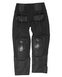 Indsats bukser Warrior Sort, XXLarge