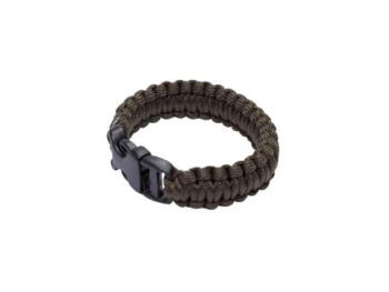 Paracord Survival Bracelet, Olive Drab