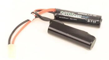 Airsoft batteri, Li-ion 7,4v 2500 MAH 15/30c 2s nunchuck