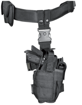 Molle universal lårhylster i sort