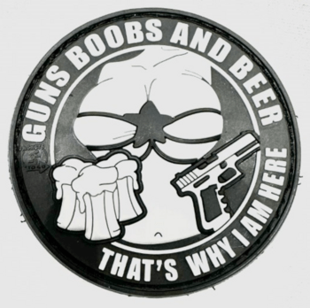 "Guns, Boobs & Beer" Morale Patch