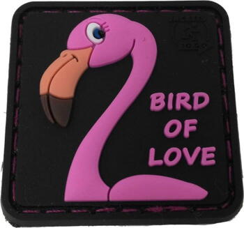 Flamingo "Bird of love" patch