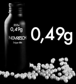 Novritsch 0.49g Præcisions kugler - 530 stk