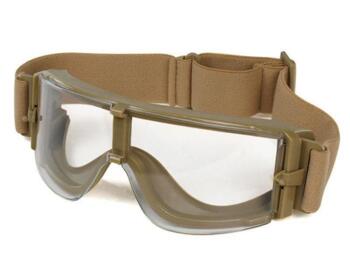 X800 Tactical Goggles - Klar, Tan