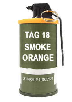 Tag Innovations TAG-18 Røg granat - Orange Røg